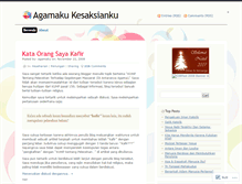 Tablet Screenshot of agamaku.wordpress.com