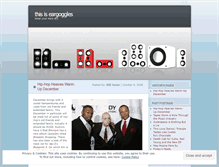 Tablet Screenshot of eargoggles.wordpress.com