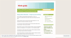 Desktop Screenshot of klinikgratis.wordpress.com