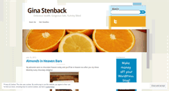 Desktop Screenshot of ginastenback.wordpress.com