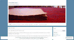 Desktop Screenshot of mymodernquill.wordpress.com