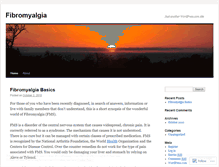 Tablet Screenshot of fibrofem.wordpress.com