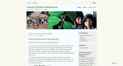 Desktop Screenshot of amazonherbcompany.wordpress.com
