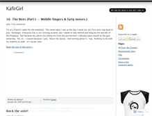 Tablet Screenshot of kafirgirl.wordpress.com