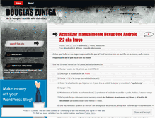 Tablet Screenshot of douglaszuniga.wordpress.com