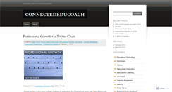 Desktop Screenshot of connectededucoach.wordpress.com