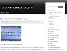 Tablet Screenshot of connectededucoach.wordpress.com