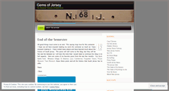 Desktop Screenshot of gemsofjersey.wordpress.com
