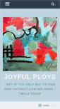 Mobile Screenshot of joyfulploys.wordpress.com