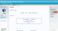 Desktop Screenshot of basketsantapolajunior.wordpress.com