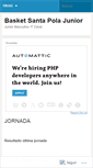 Mobile Screenshot of basketsantapolajunior.wordpress.com