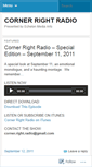 Mobile Screenshot of cornerrightradio.wordpress.com
