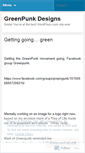 Mobile Screenshot of greenpunkdesigns.wordpress.com
