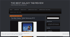 Desktop Screenshot of galaxxytab.wordpress.com