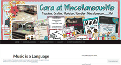 Desktop Screenshot of miscellaneousme.wordpress.com
