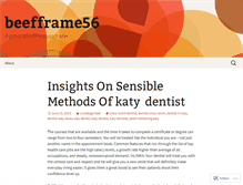 Tablet Screenshot of beefframe56.wordpress.com
