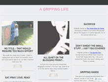 Tablet Screenshot of agrippinglife.wordpress.com