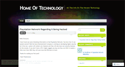 Desktop Screenshot of homeoftechnology.wordpress.com