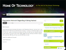 Tablet Screenshot of homeoftechnology.wordpress.com