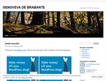 Tablet Screenshot of genovevabravante.wordpress.com