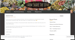 Desktop Screenshot of farmsharethelove.wordpress.com