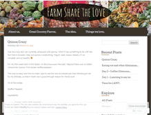 Tablet Screenshot of farmsharethelove.wordpress.com