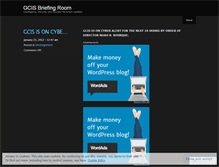Tablet Screenshot of gcisbriefingroom.wordpress.com