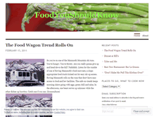 Tablet Screenshot of foodyoushouldknow.wordpress.com