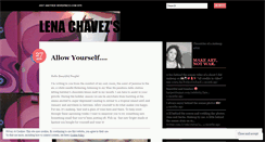 Desktop Screenshot of lenachavez.wordpress.com