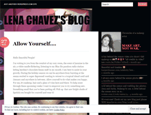 Tablet Screenshot of lenachavez.wordpress.com