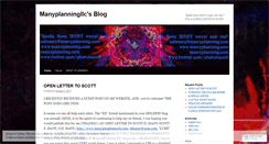Desktop Screenshot of manyplanningllc.wordpress.com