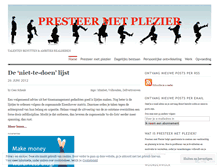 Tablet Screenshot of presteermetplezier.wordpress.com