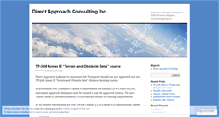 Desktop Screenshot of directapproach.wordpress.com