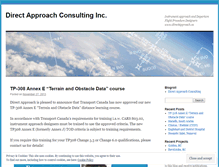 Tablet Screenshot of directapproach.wordpress.com