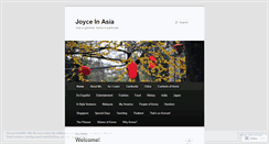 Desktop Screenshot of joyceinasia.wordpress.com