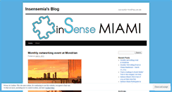 Desktop Screenshot of insensemia.wordpress.com