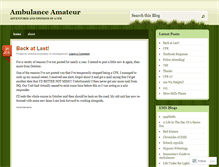 Tablet Screenshot of ambulanceamateur.wordpress.com