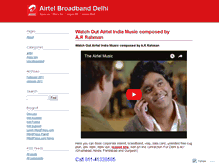 Tablet Screenshot of airtelbroadbanddelhi.wordpress.com