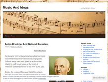 Tablet Screenshot of musicandideas.wordpress.com