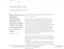 Tablet Screenshot of leeeakins.wordpress.com