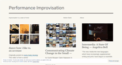 Desktop Screenshot of performimprov.wordpress.com