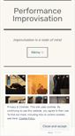 Mobile Screenshot of performimprov.wordpress.com
