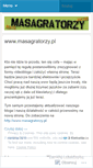 Mobile Screenshot of masagratorzy.wordpress.com