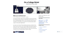 Desktop Screenshot of collegenickel.wordpress.com