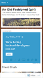 Mobile Screenshot of anoldfashiongirl.wordpress.com