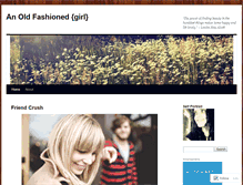 Tablet Screenshot of anoldfashiongirl.wordpress.com