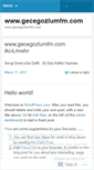 Mobile Screenshot of gecegozlumfm.wordpress.com