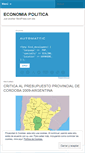 Mobile Screenshot of laeconomiapolitica.wordpress.com