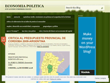 Tablet Screenshot of laeconomiapolitica.wordpress.com
