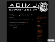 Tablet Screenshot of adimusl.wordpress.com